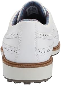 ECCO Men's Classic Hybrid Wing Tip Water Resistant Golf Shoe